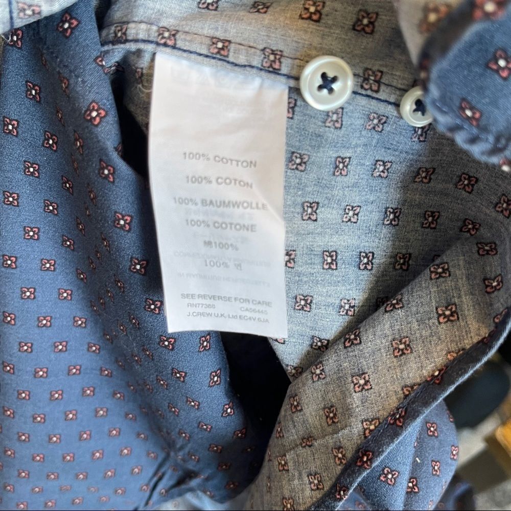 J. Crew Dress Shirt Blue - Picture 6 of 7